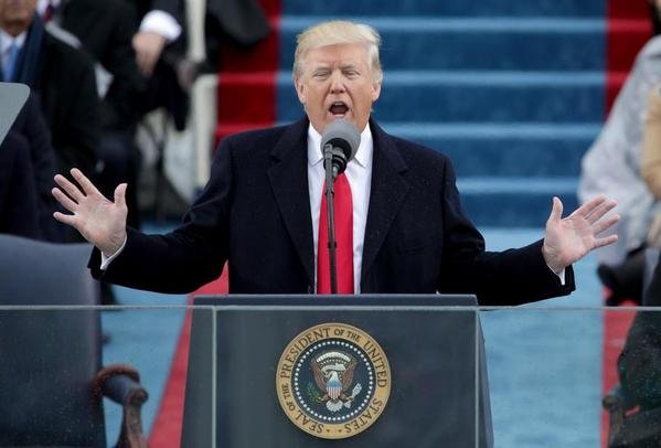 Donald Trump, 45º presidente de los Estados Unidos tras la toma de posesión