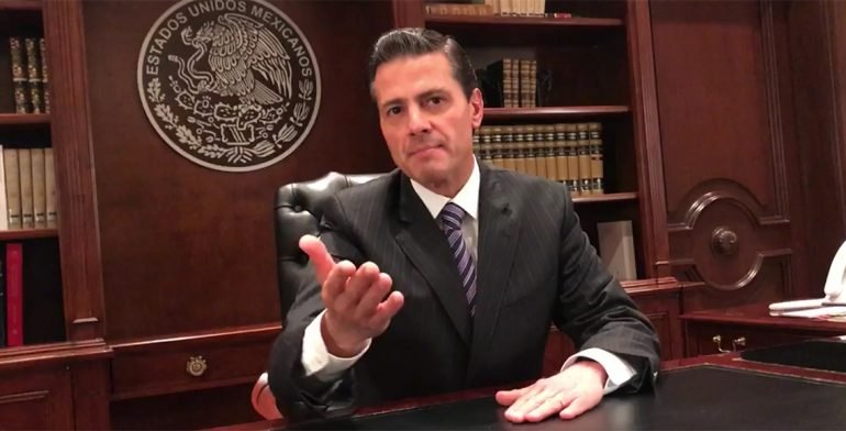 El viernes, se reúne Peña con líderes del Senado