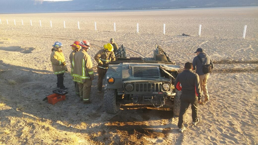 Fatal volcadura de un vehículo de la SEDENA