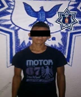 Intercepta policía estatal a sujeto armado en santo domingo Tehuantepec