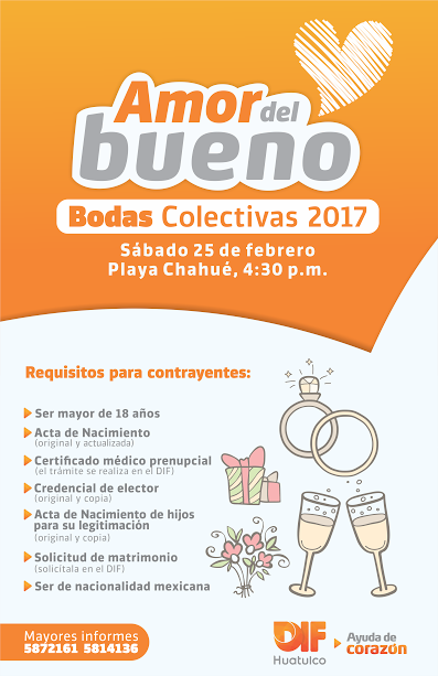 Amor del Bueno “Bodas colectivas”