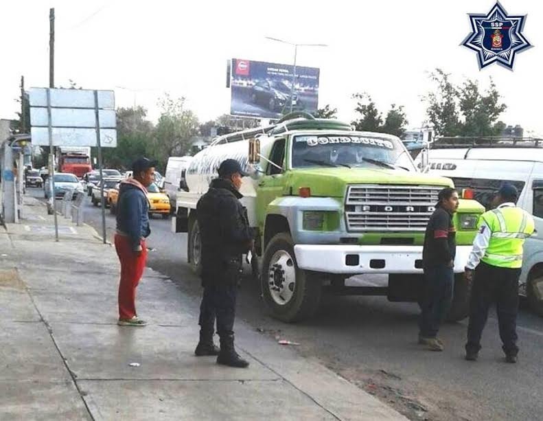 Despliegan SSPO y sevitra Operativo para detección de pipas irregulares