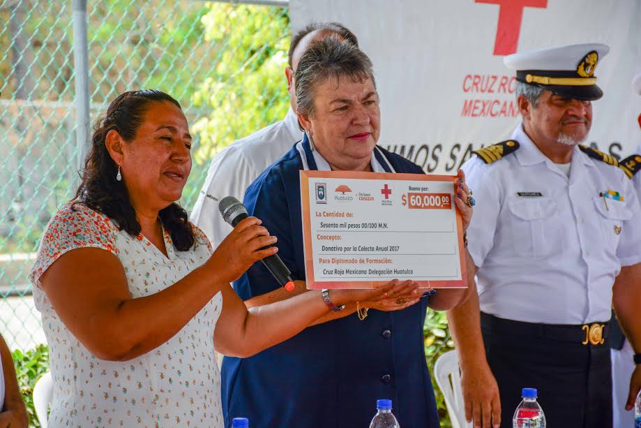 Gobierno de Huatulco realiza donación histórica a Cruz Roja Mexicana