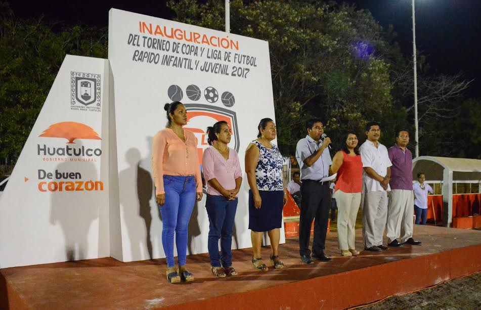 José Hernández inaugura Torneo de Copa y Liga Municipal “Hux” de Fútbol Rápido