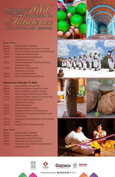 Celebran mil 660 años de la fundación de San Pedro Tututepec: Sectur