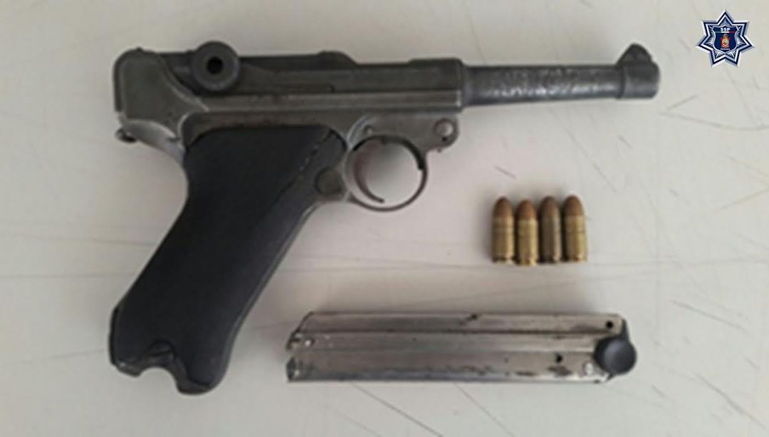 Detienen a persona por portación de arma de fuego