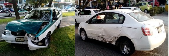 Accidente en Boulevard Chahué, Huatulco