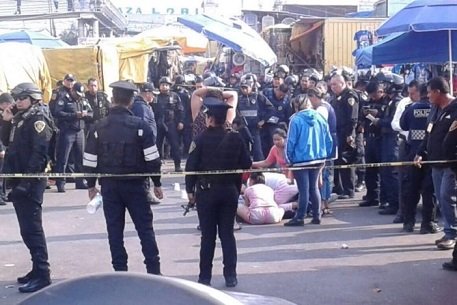 Balacera en el mercado de Sonora