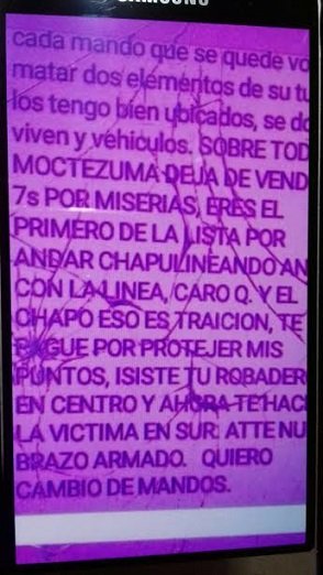 Policía está amenazada; ‘El Nuevo” Brazo Armado’”