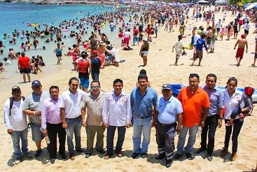 Reporta Gobierno de Huatulco saldo blanco tras Semana Santa 2017.