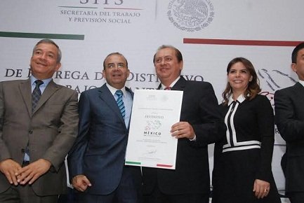Gerencia Liconsa Tlaxcala recibe distintivo
