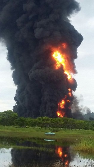 Registran explosión en Refinería Antonio Dovalí