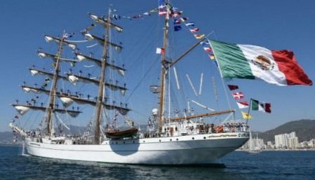 Tripulante del Cuauhtémoc está perdida en alta mar