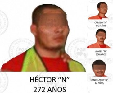 Por violar y matar a 3 mujeres, dan 272 años de cárcel a 3 tipos