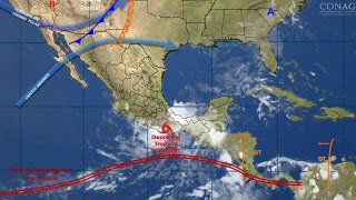 Depresión Tropical “Calvin” continúa degradándose