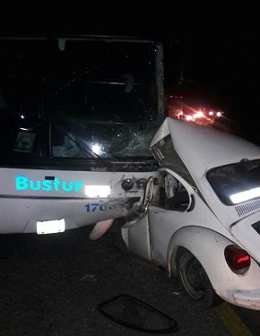 Accidente en la carretera costera 200 a la altura de Morro