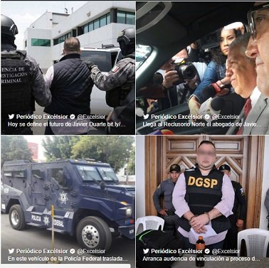 Arranca audiencia de vinculación a proceso de Javier Duarte