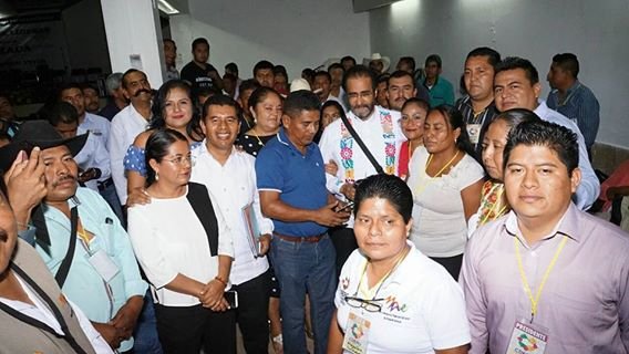 Autoridades Municipales y líderes del CDEPO respaldan proyecto de trabajo del Profesor René Bejarano Martínez.