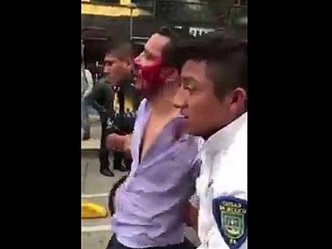 Conductor que golpeó a policías tiene 44 infracciones sin pagar