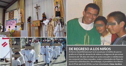 Cura preso por pederastia en 2014 vence a PGR y vuelve a la iglesia,