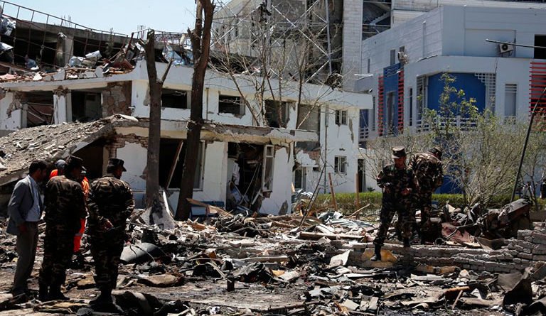 Doce policías muertos deja ataque fallido de EU en Afganistán