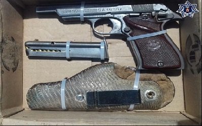Sujeto es detenido en Ejecutla por portación de armas