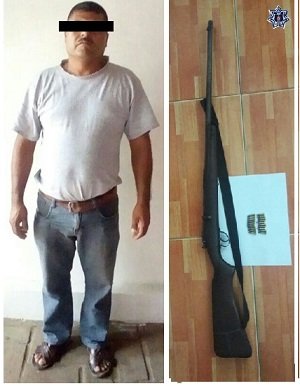 Sujeto armado fue detenido en la región de la costa: SSPO