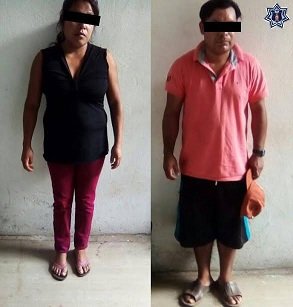 Un hombre y una mujer fueron detenidos con mas de 18 kg de Marihuana