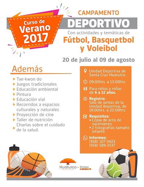 Gobierno de Huatulco ofrece cursos de verano para niños y jóvenes