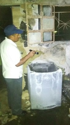 Se incendio de una casa en Santa María