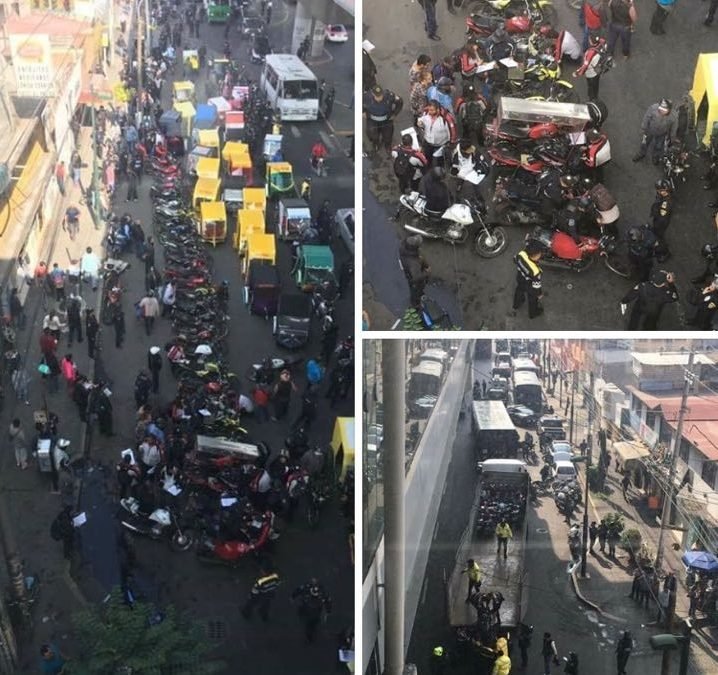 Realizan operativo sorpresa contra mototaxis en Tláhuac