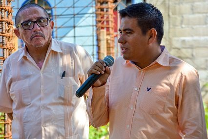 Supervisa José Hernández obras en instituciones educativas
