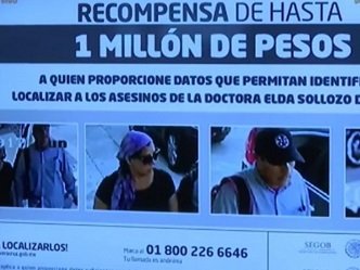 Yunes ofrece recompensa de 1 mdp por asesinos de doctora