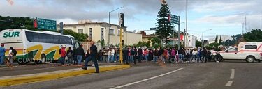 Inicia CNTE bloqueos en la ciudad de Oaxaca