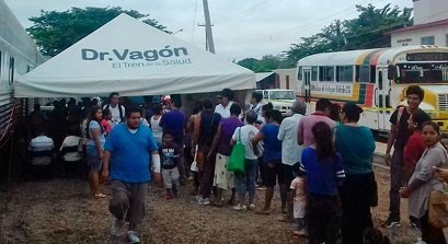 Llega el “Dr. Vagón” al Istmo de Tehuantepec