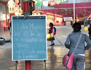 Se reanudan clases en el 87% de Escuelas de Oaxaca: IEEPO