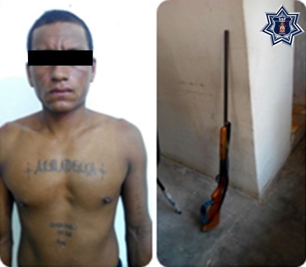 Detiene policía estatal a sujeto en Pinotepa por portación de arma