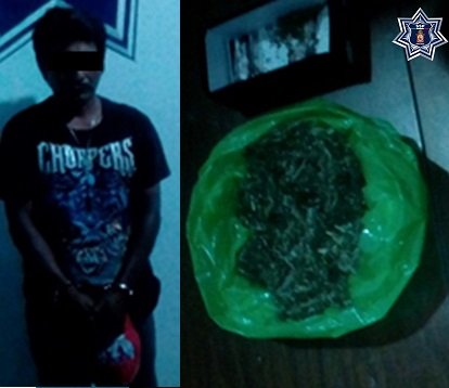 Viaja con marihuana y es detenido por la policía estatal en la Mixteca