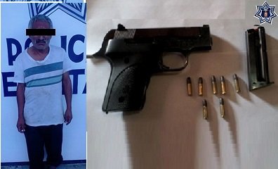 Un hombre armado fue detenido por polícia estatales en la Mixteca