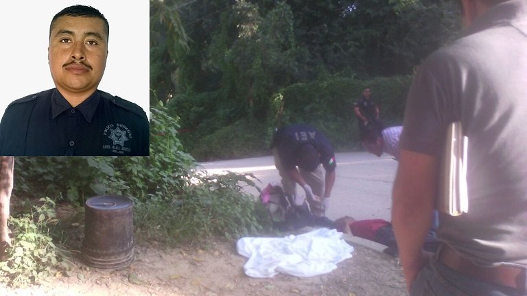 Acribillan a policía municipal de Huatulco