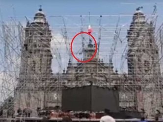 Así cayó ‘La Esperanza’ en la Catedral durante sismo