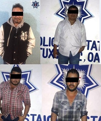Policía estatal detiene a 4 por portación de armas de fuego