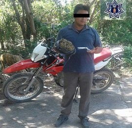 Policía estatal detiene sujeto con medio kilo de marihuana en el Istmo