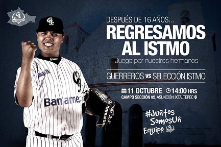 Realizarán Guerreros de Oaxaca “Juego por nuestros hermanos” en el Istmo