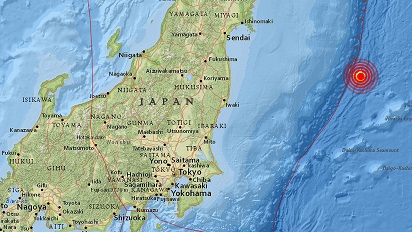 Se registra un sismo de magnitud 6 frente a la costa este de Japón