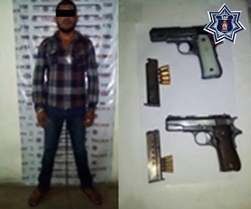 Reoorta policía estatal la detención de 4 personas armadas en recorridos de seguridad