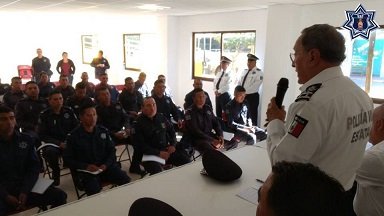 La Policía municipal de Ocotlán de moreles recibe capacitación