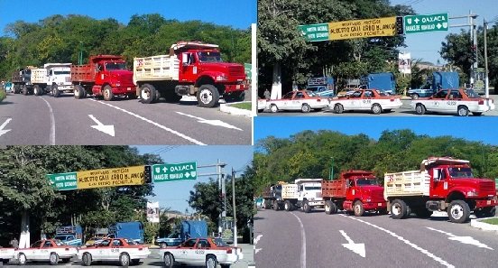 Cetemista de la costa bloquean para que liberen a su lider