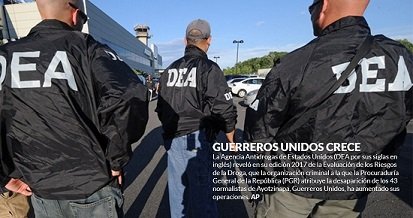 DEA alerta sobre “preocupante” expansión del cártel Guerreros Unidos en México y ciudades de EU