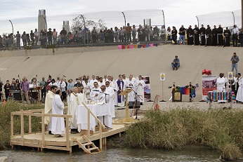 CD JUAREZ CHIH: Misa binacional en la frontera Juarez – El paso
